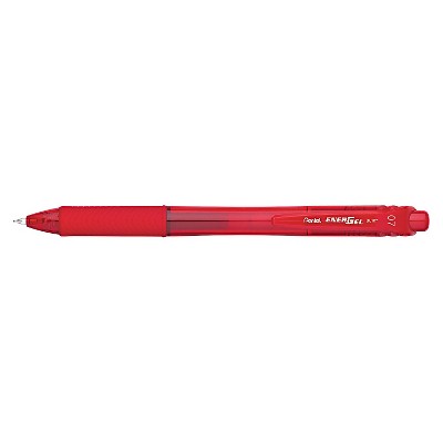 Pentel EnerGel X 12pk Retractable Roller Gel Pen Red