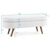 NicBex Storage Ottoman Bench for Bedroom,Storage Bench with Rubber Wood Legs,Ottoman for Living Room,Bedroom,Entryway - 3 of 4