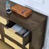 KTMBDW 7 Drawer Double Dresser for Bedroom, Rattan Chest of Dressers, Modern Wooden Dresser Chest for Closet, Living Room and Entryway - 4 of 4