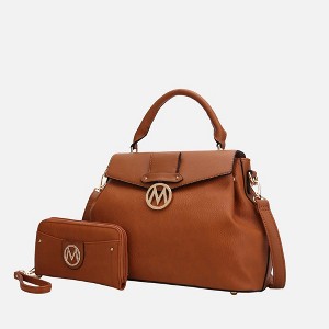 MKF Collection Aurora Women's Satchel bag with Wallet by Mia k - 1 of 4