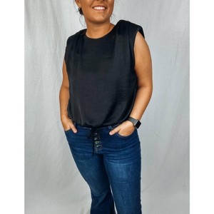 Women's Silk Crop Top - GLAM - 1 of 1