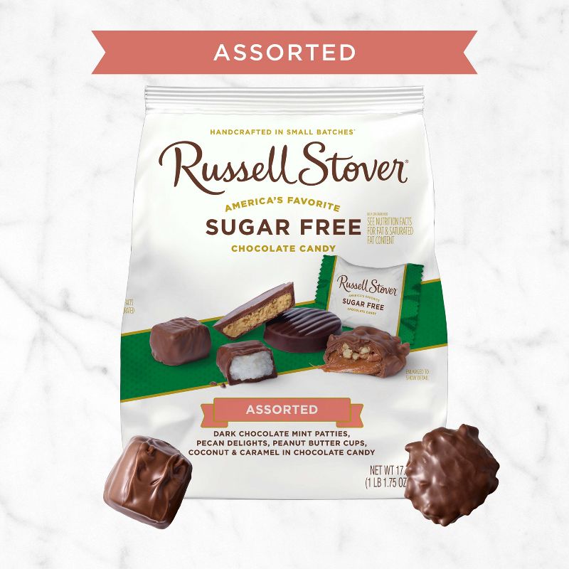 Russell Stover Candy Sugar Free Gusset Bag - Assorted - 17.75oz, 4 of 9