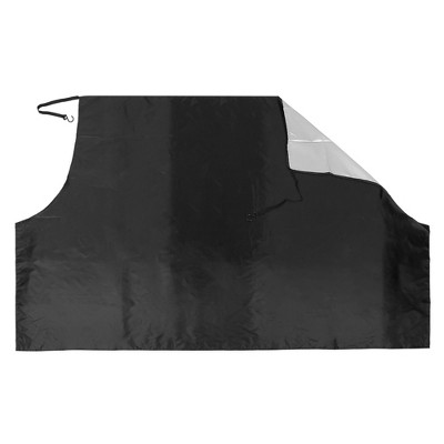 X-Autohaux Magnetic Strap 210T Polyester Windshield Snow Cover Ice Protector Winter Summer Sun Shade for Car 83.8x 49.4 Inches
