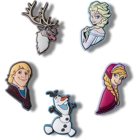 Crocs Jibbitz - Girls' Disney Frozen Character Shoe Charms 5pk - image 1 of 4