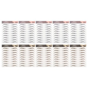 Unique Bargains Simulation Eyebrow Tattoo 10 Pcs - 1 of 4