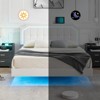 Whizmax Floating Bed Frame Three Size with RGB Led Lights Headboard, Metal Platform Bed with Upholstered Adjustable Headboard, No Box Spring Needed - 3 of 4