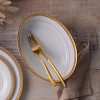 Noritake Crestwood Gold Oval Vegetable Serving Bowl - 3 of 4