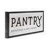 Stupell Industries Rustic Pantry Groceries Sign, 25" x 11" - 3 of 4