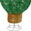 Northlight LED Lighted Retro Bulb Outdoor Christmas Decoration - 32" - Warm White - Green - 3 of 4