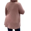 Women's Long Sleeve Hooded Cardigan - honeyme - 2 of 3