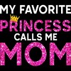 Women's Design By Humans My Favorite Princess Calls Me Mom Crown By MeowShop Racerback Tank Top - image 2 of 2