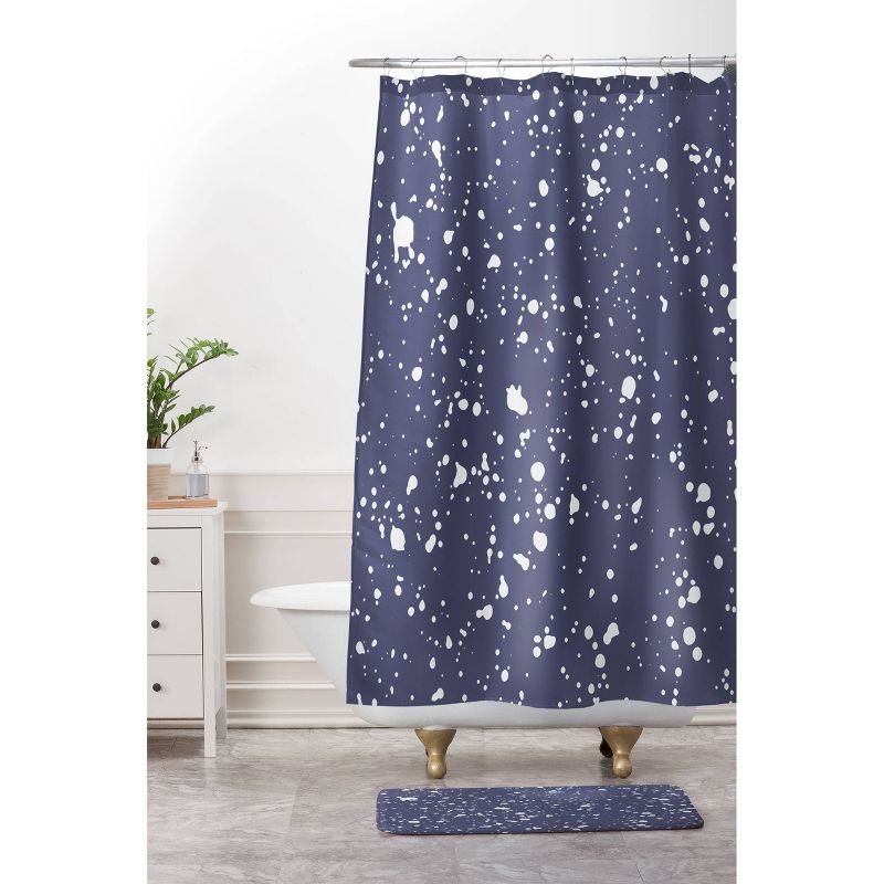 Emanuela Carratoni Stardust Shower Curtain Blue - Deny Designs, 4 of 5