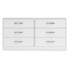 Signature Design by Ashley Casual Flannia 6 Drawer Dresser, White - 3 of 4