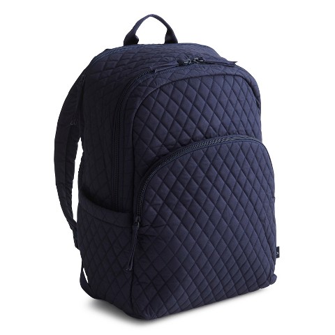 Рюкзаки Vera Bradley Women's Outlet Cotton Essential Large Backpack Peacoat