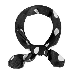 INSPIRE CHIC Women's 1950s Vintage Retro Polka Dots Head Neck Scarves 1 Pc - 1 of 4