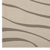 Modway Surge Swirl Abstract 8x10 Indoor and Outdoor Area Rug - Light/Dark Beige,  100% Soft Polypropylene ,  Tight Low Pile Weave - 2 of 4