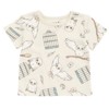 Harry Potter Hermione Hedwig Owl Ron Weasley Baby French Terry Short Overalls T-Shirt and Hat 3 Piece Outfit Set Newborn to Infant - 3 of 4