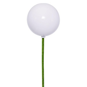 Vickerman White Ball Ornament - 1 of 4