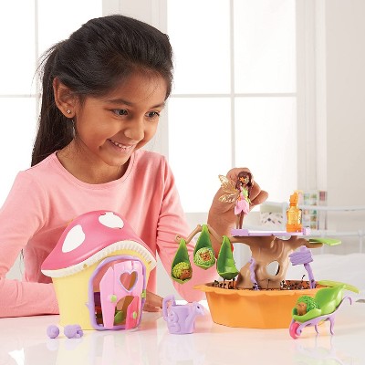 Magical Fairy Garden Playset with Hedgehog and Earth Fairy