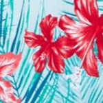 cool blue floral