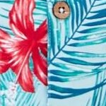 cool blue floral