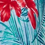 cool blue floral