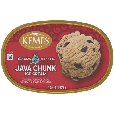 Kemps Caribou Coffee Java Chunk Premium Ice Cream - 48oz