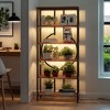 Hommoo 6-Tier Bookshelf, 70.9" Industrial Bookcase Display Shelf - 2 of 4
