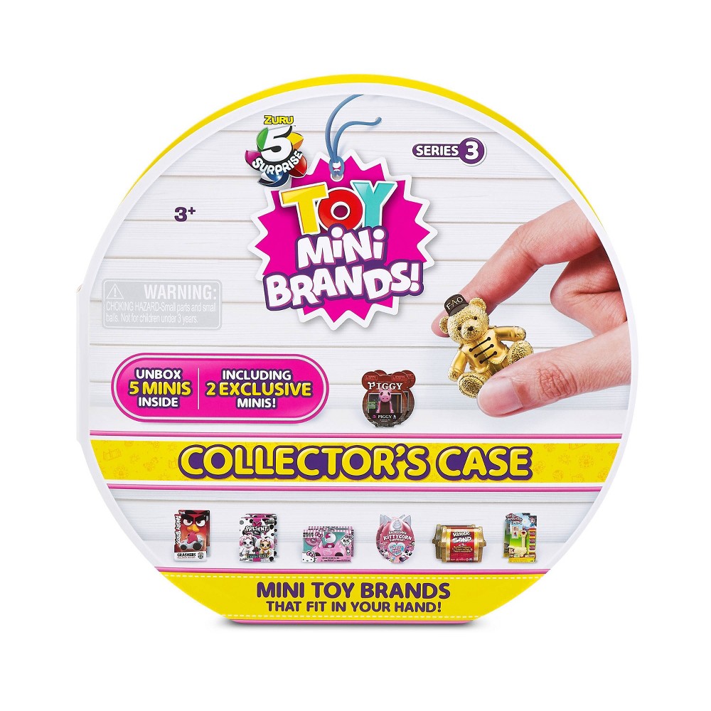 5 Surprise Toy Mini Brands Series 3 Collector Case by ZURU for Ages 3-99