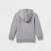 Toddler Boys' Baby Yoda Mando Knapsack Fleece Hoodie - Gray - 2 of 2