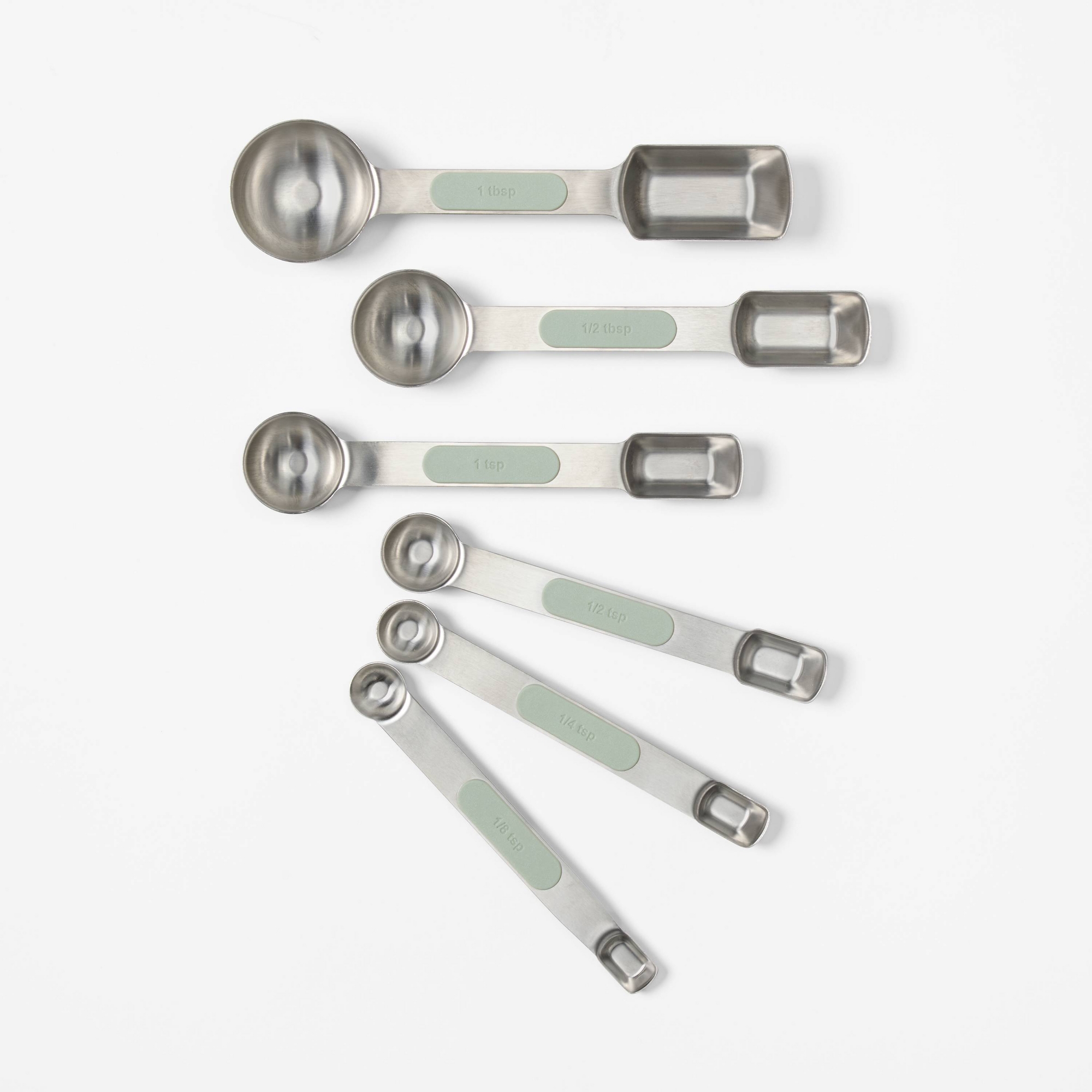 6pc Magnetic Measuring Spoon Set Stainless Steel - Figmint™