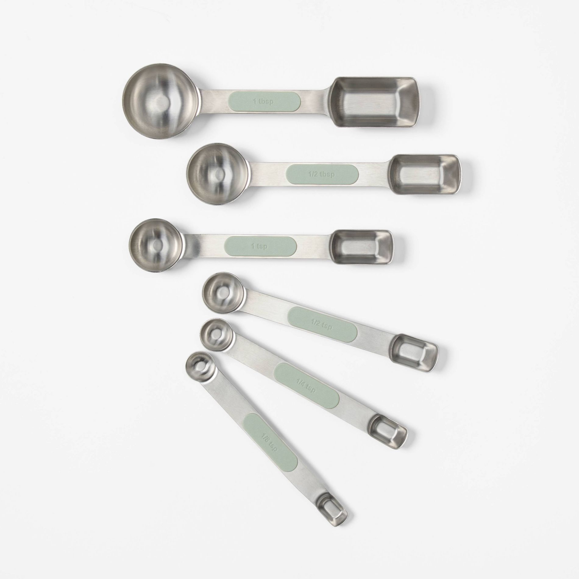 6pc Magnetic Measuring Spoon Set Stainless Steel - Figmint™