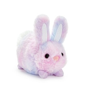 FAO Schwarz 7" Light Blue Tie-Dye Bunny Toy Plush - 1 of 4