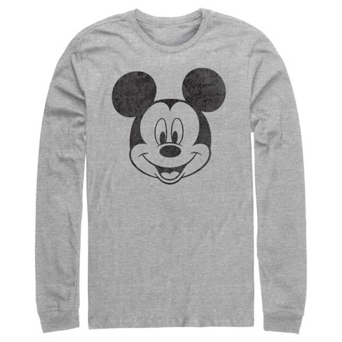 Men's Heather Charcoal Mickey Mouse Disney Squad T-Shirt Size: Medium