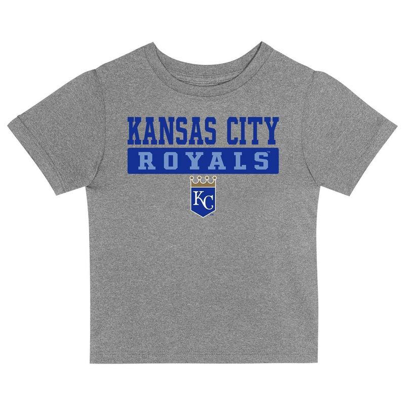 MLB Kansas City Royals Toddler Boys&#39; 2pk T-Shirt, 2 of 4