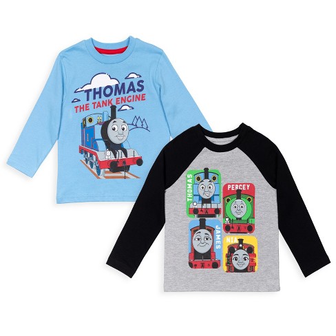 Thomas & Friends Tank Engine 2 Pack Long Sleeve Graphic T-shirts Kid To Big Kid : Target