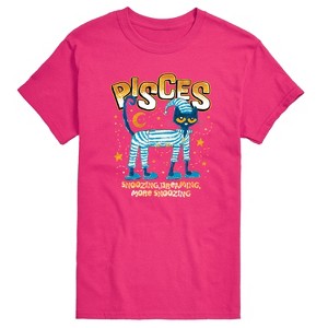 Men's - Pete the Cat - Pisces Short Sleeve Graphic T-Shirt - 1 of 4