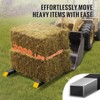 VEVOR Pallet Forks, 2000 lbs Tractor Bucket Forks, 60" Total Length Clamp on Pallet Forks with Adjustable Stabilizer bar, Heavy Duty Pallet Forks - 3 of 4