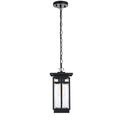 Elegant Lighting Livingston 6.5 Inch Outdoor Pendant in Black
