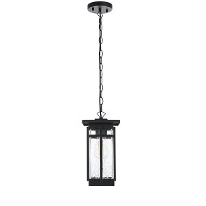 Elegant Lighting Livingston 6.5 Inch Outdoor Pendant in Black - 1 of 4