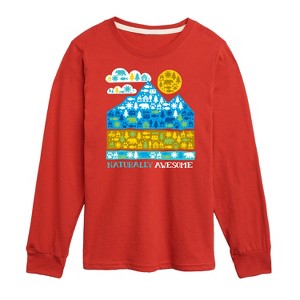 Boys' - Instant Message - Naturally Awesome in Nature Long Sleeve Graphic T-Shirt - 1 of 4