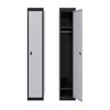 71 Inch 1-Door Metal Locker, Slim Steel Storage Cabinet with Hanging Rod & Shelf for Office, School, Gym - 3 of 4
