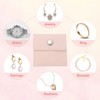 Unique Bargains Velvet Portable Earrings Bracelets Snap Button Jewelry Storage Bag 12 Pcs - 4 of 4