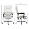 Massage Office Chair with 6 Points and Heat, Reclining Computer Chair with Adjustable Height and Footrest - 3 of 4