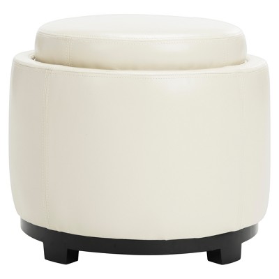 target round storage ottoman