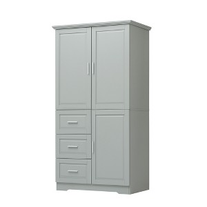 Ridstar 62.2 in. H Grey Bathroom Storage Cabinet with Doors - 1 of 4