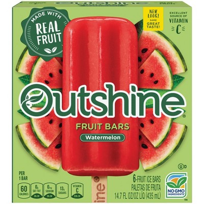 Outshine Watermelon Frozen Fruit Bars - 6ct/14.7oz