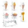 MyKids_usa Children Wheat Straw DIY Replica Ice-Cream Molds Toys - 4 of 4
