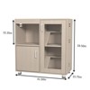 DSVIMOY Guinea Pig Cages,4-Tier Hamster Cage Wood with Storage Cabinet for Rat Chinchilla, Openable Top, Wood, 31.5"*15.75"*33.5" - 3 of 4