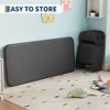7-Piece Kids Folding Table and Chairs Set, Toddlers Children's Activity Table and Chairs Set for Dining Room,Daycare,Classrooms - 2 of 4